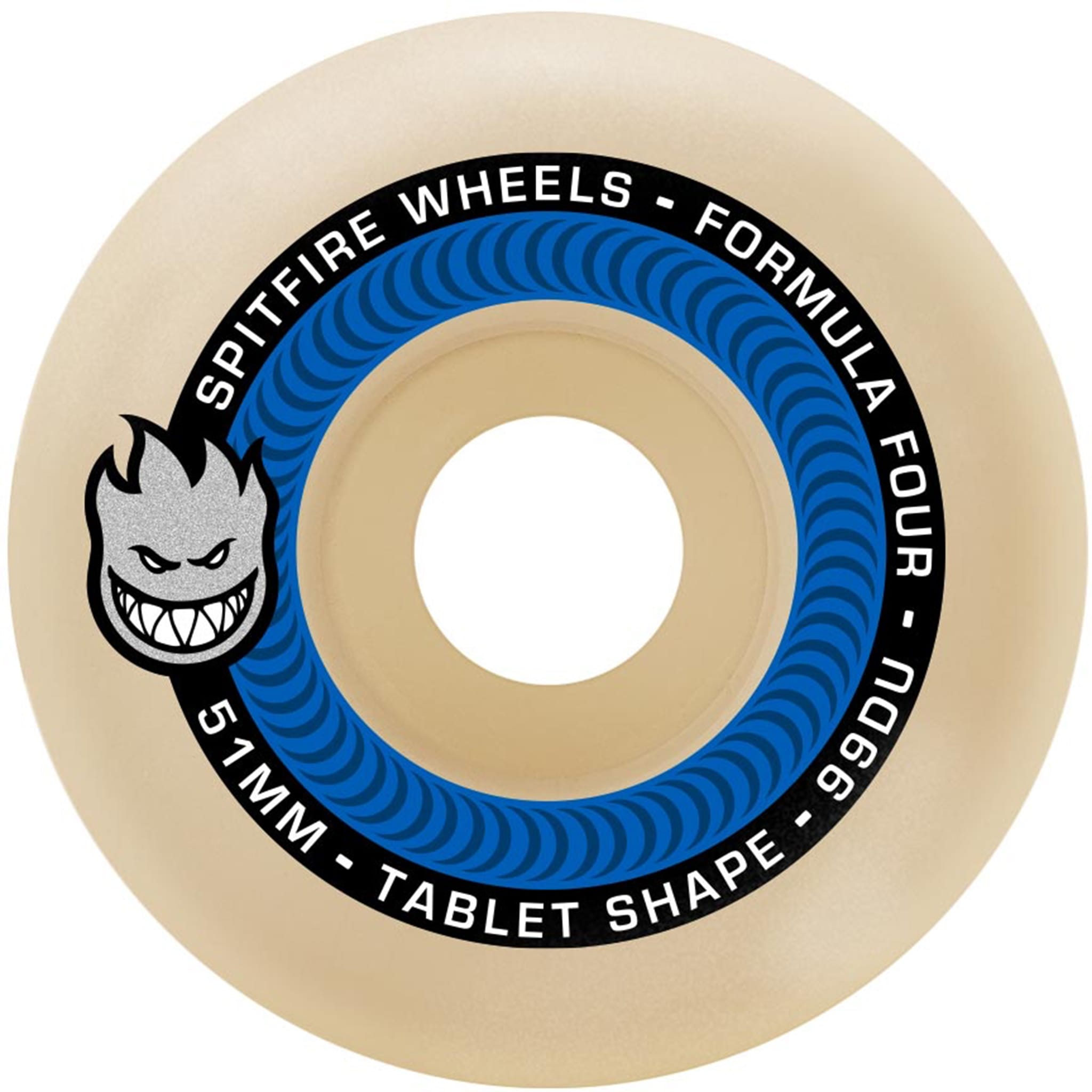 Spitfire Formula Four Tablets Skateboard Wheels 99d 53mm Skateboard Wheels