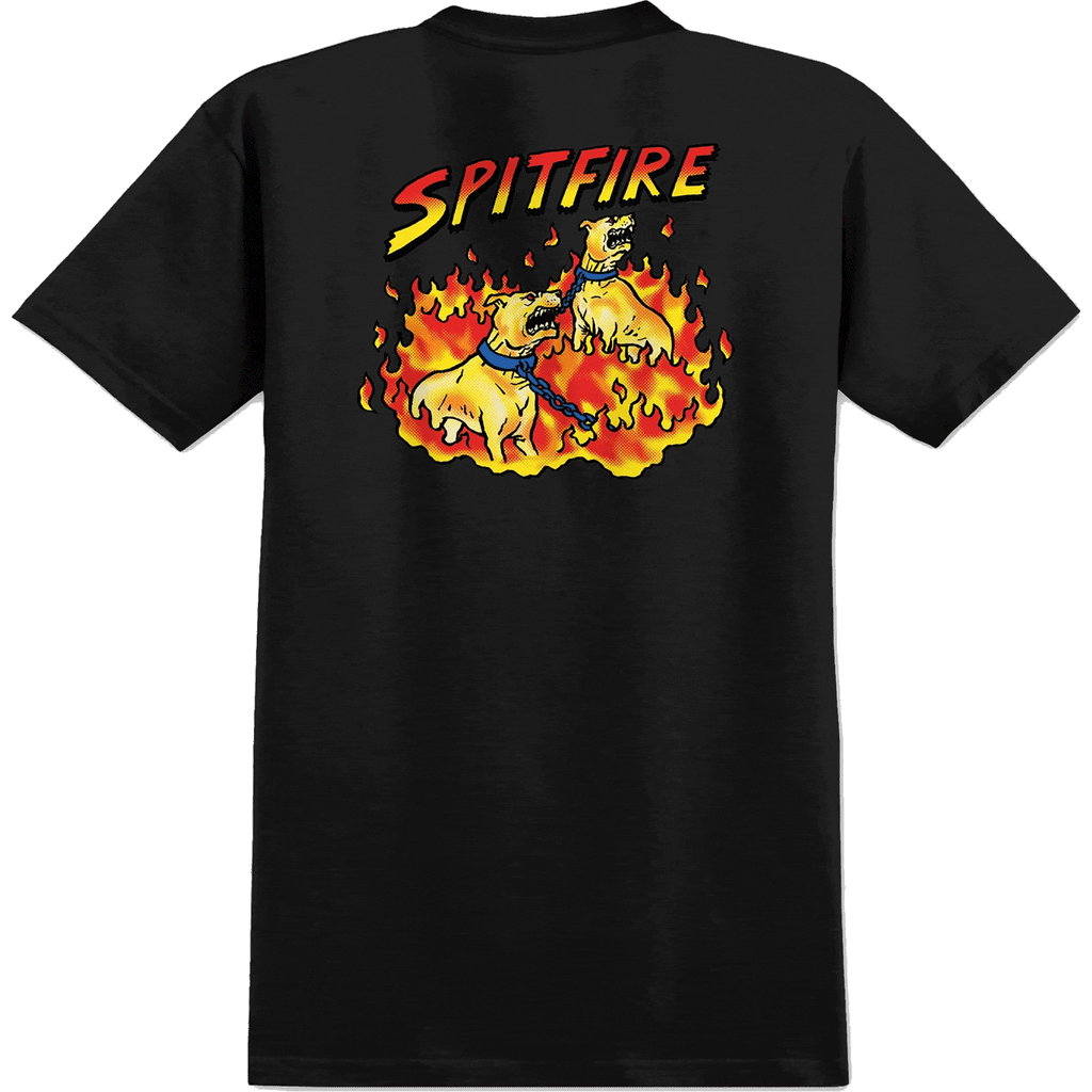 Spitfire Hell Hounds II Tee Black Multi T Shirt