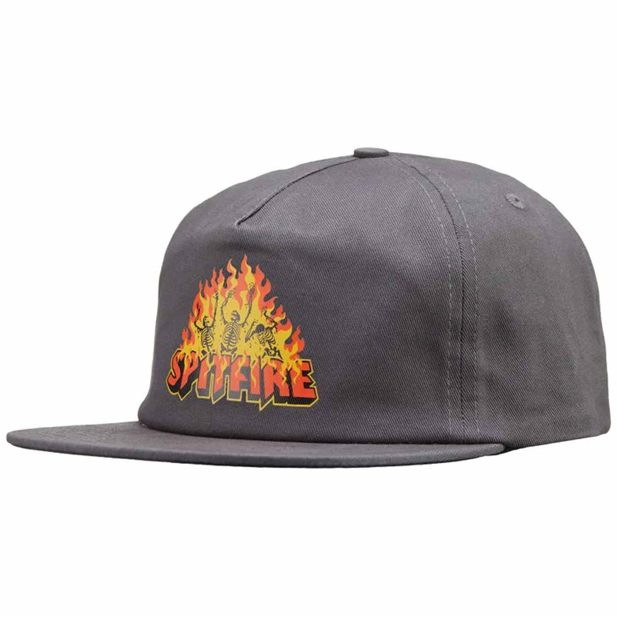 Spitfire Hellfire Snapback Charcoal Hats