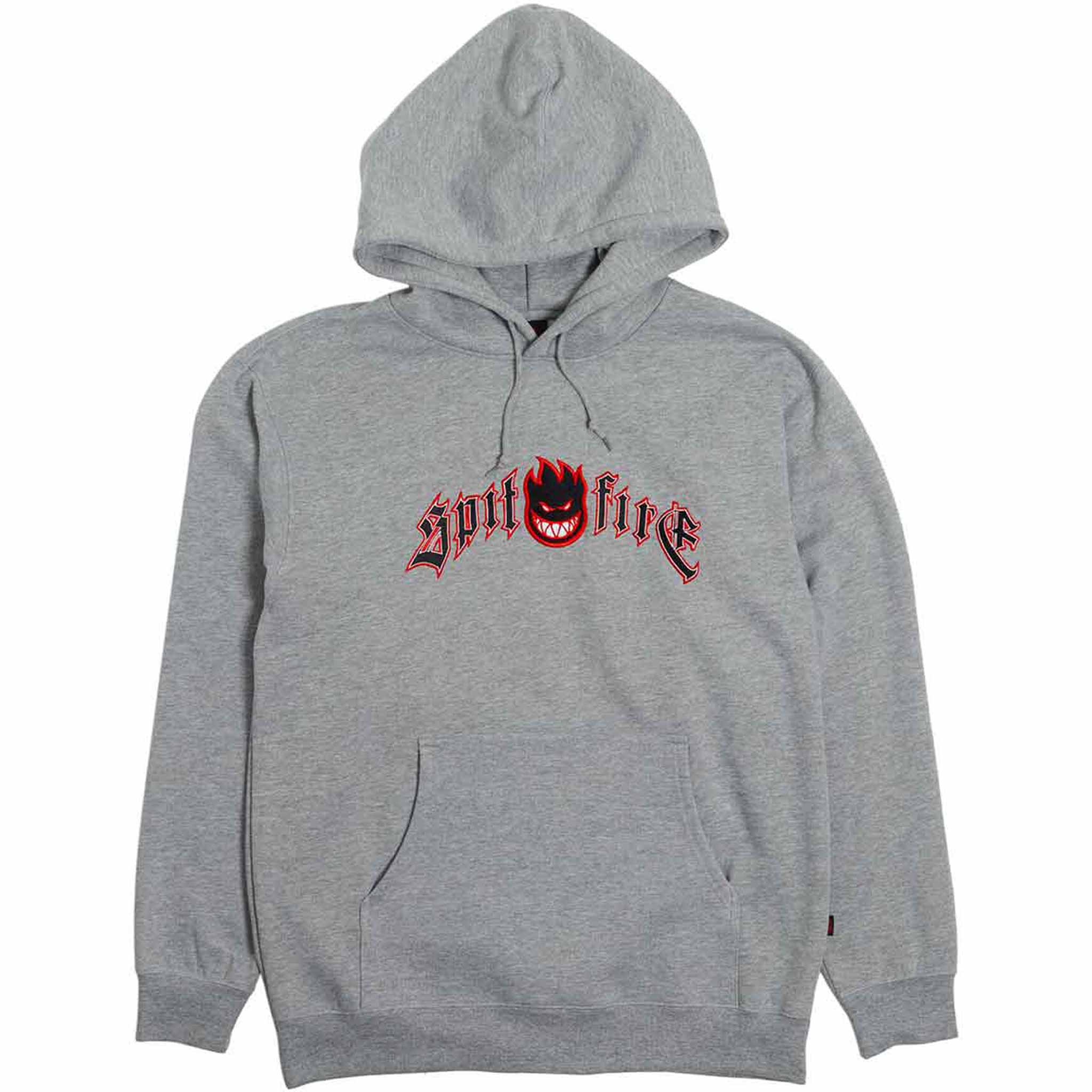 Spitfire Immortal Fire Pullover Hoodie Grey Heather Sweatshirts