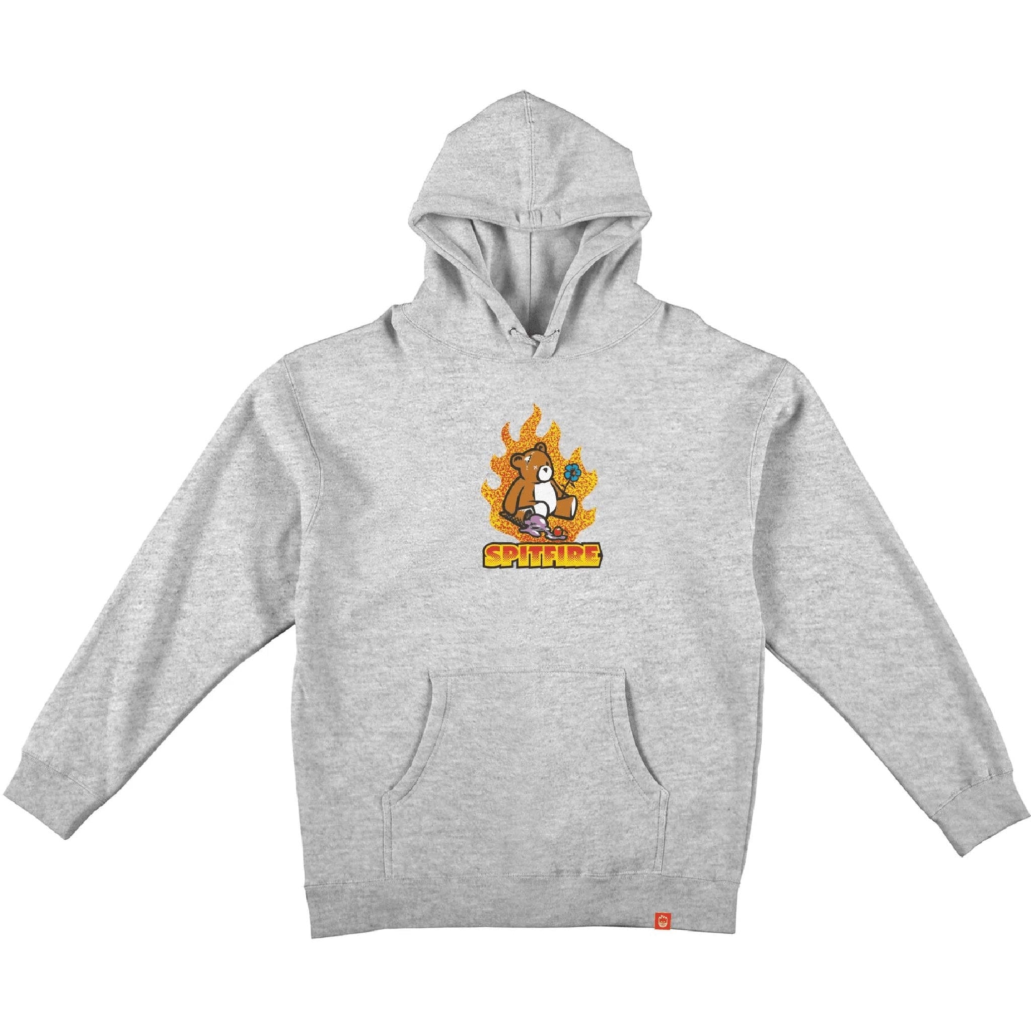 Spitfire Lil Beatdowns Pullover Hoodie Grey Heather Sweatshirts