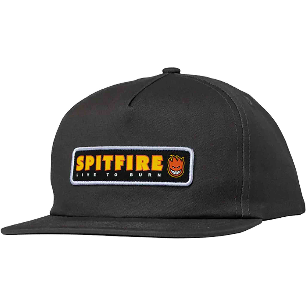 Spitfire LTB Patch Snapback Charcoal Hats