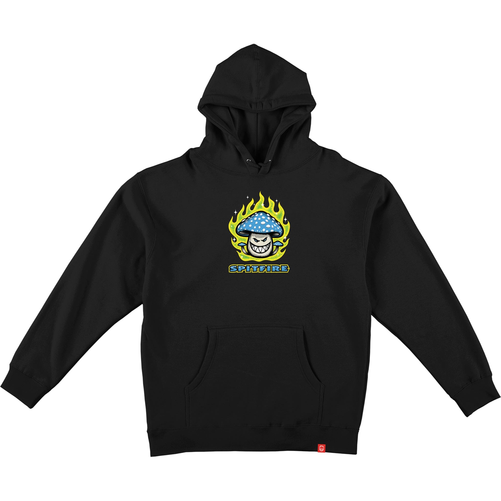 Spitfire Mushroom Bighead Hoodie Black Multi Sweatshirts