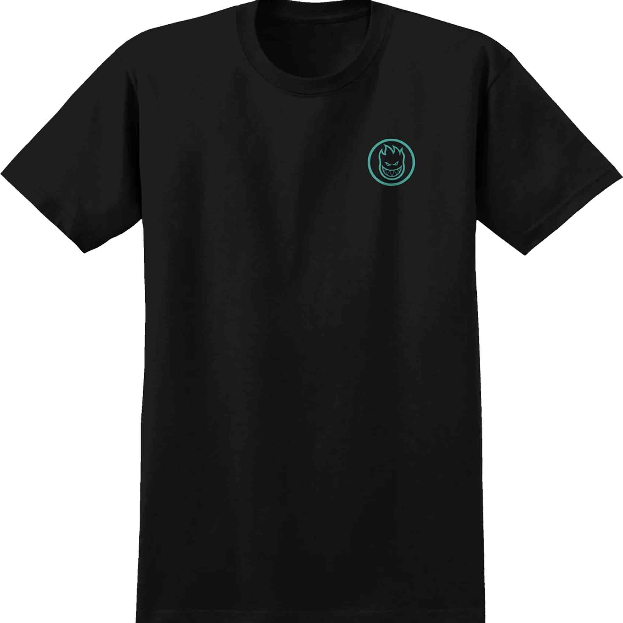 Spitfire Radioactive Classic Swirl Tee Black T Shirt
