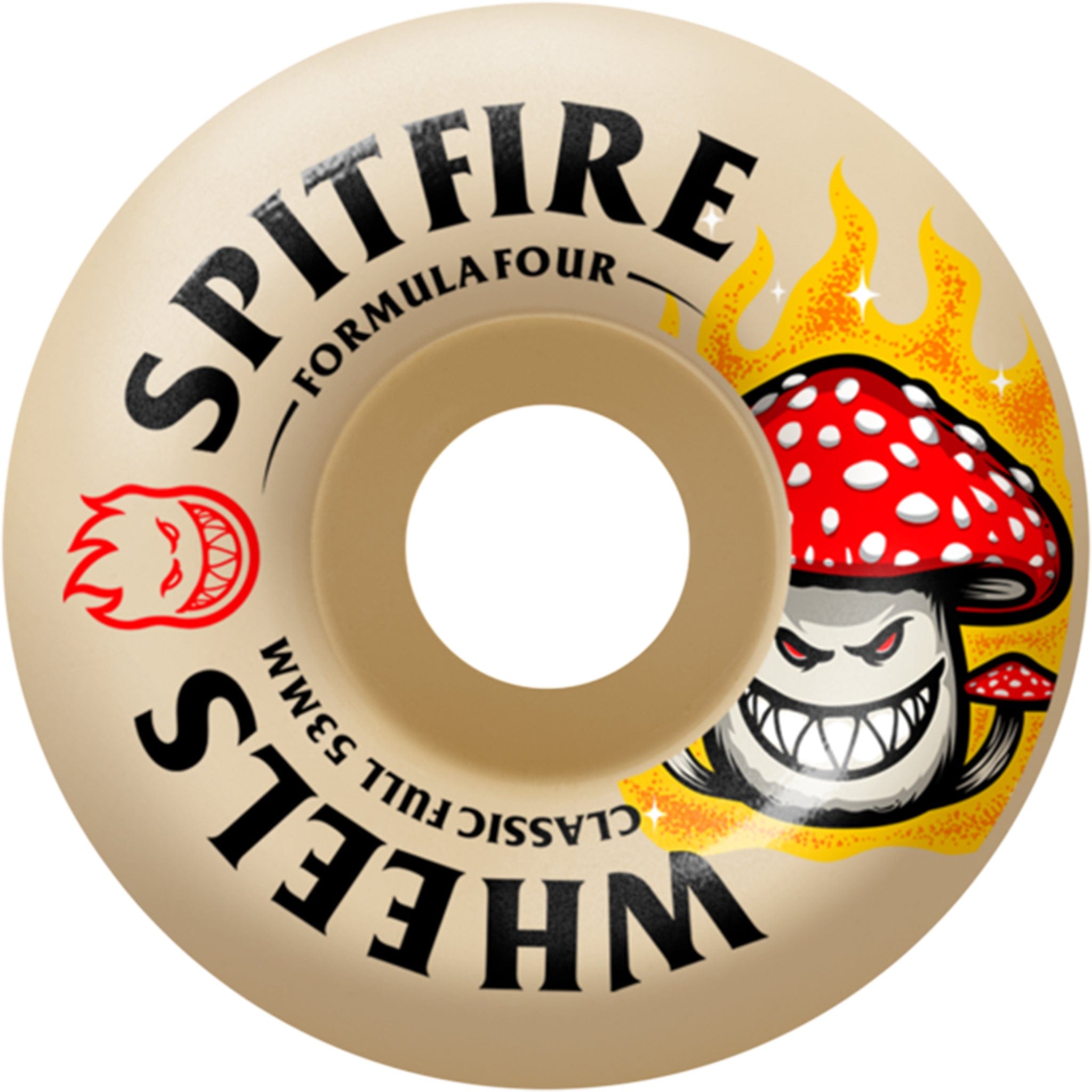 Spitfire Shroom Bighead F4 Classic Full 99a Skateboard Wheels 53mm Skateboard Wheels