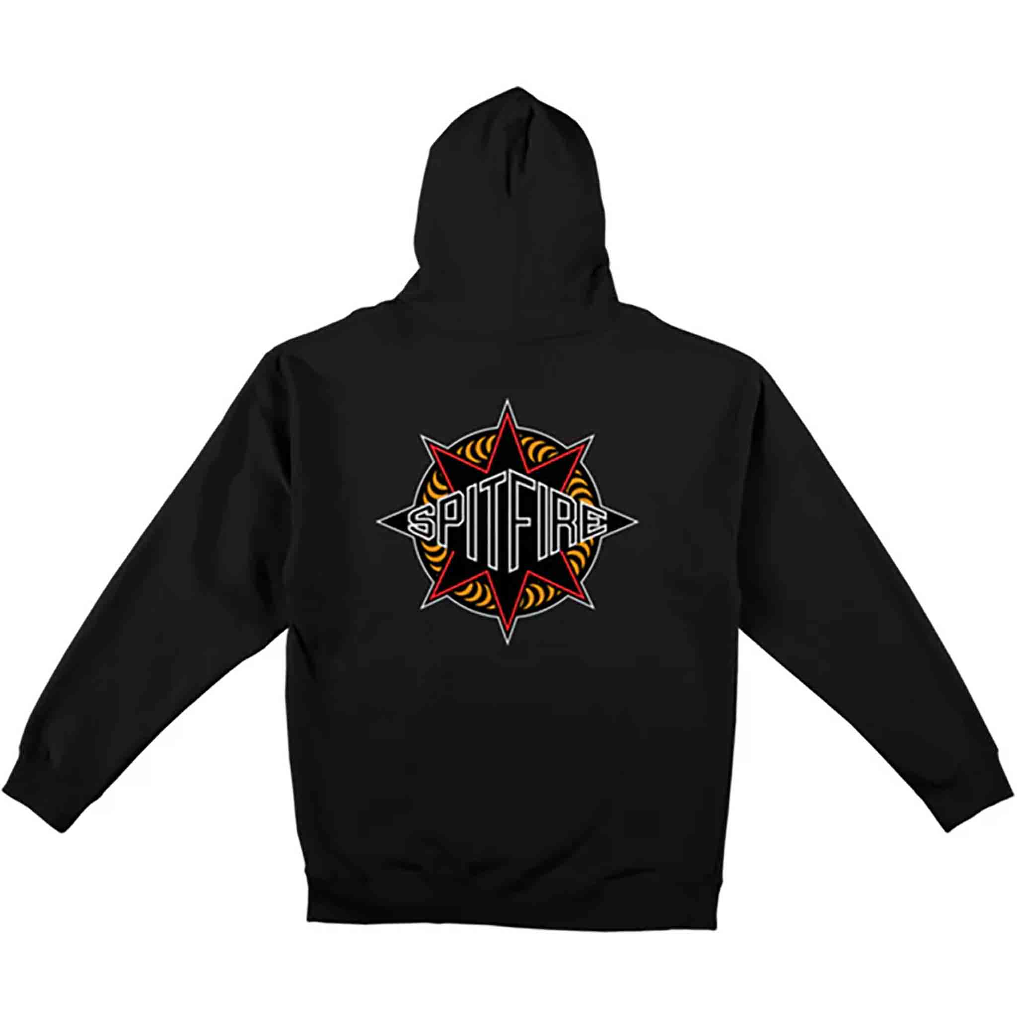 Spitfire Sure Shot Zip Hood Black Sweatshirts