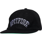 Spitfire Team Bighead Flame Script Strapback Hat Black Hats