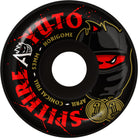 Spitfire X April F4 99d Yuto Horigome Conical Full 53mm Skateboard Wheels Black Skateboard Wheels