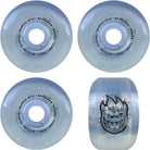 Spitfire x Grimple Stix 58mm Formula Four 90D Sapphires Grimple Dust Clear/Silver Glitter Skateboard Wheels