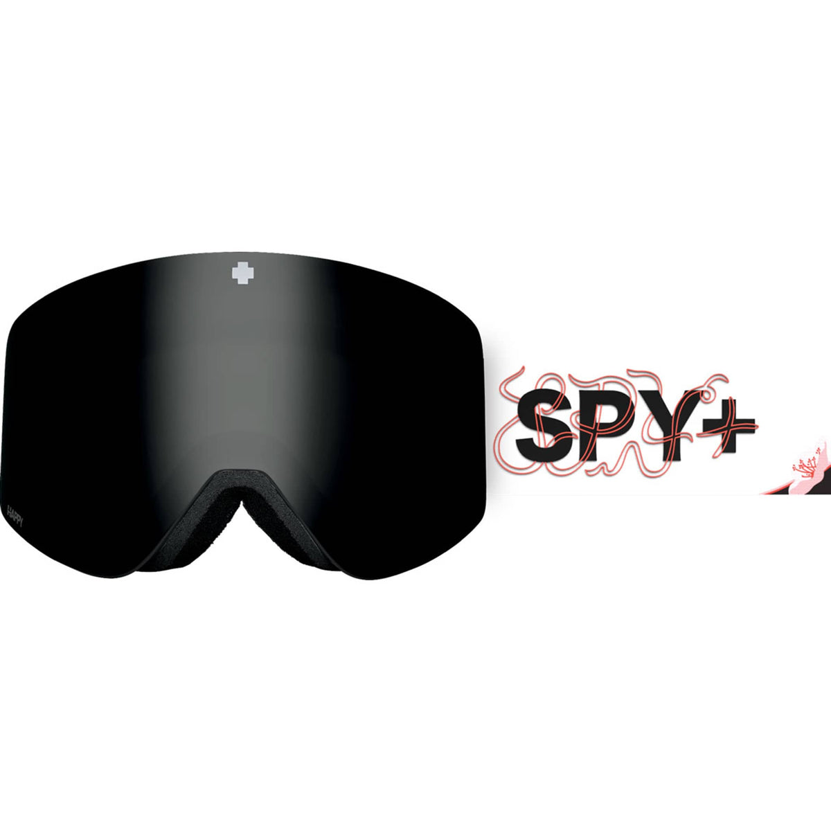 Spy Marauder SE Snow Goggle Blossom Happy Bronze Black Mirror 2027 Goggles