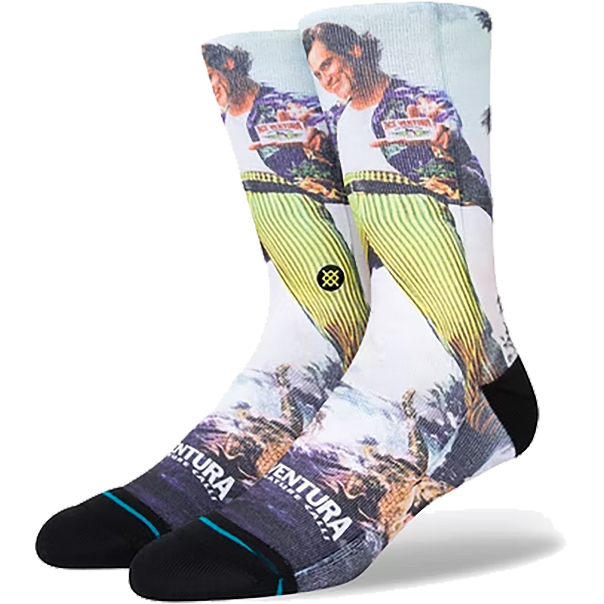 Stance Ace Ventura When Nature Calls Crew Black Socks