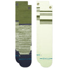 Stance Backside OTC Snowboard Sock 2pk Green Snowboard Socks