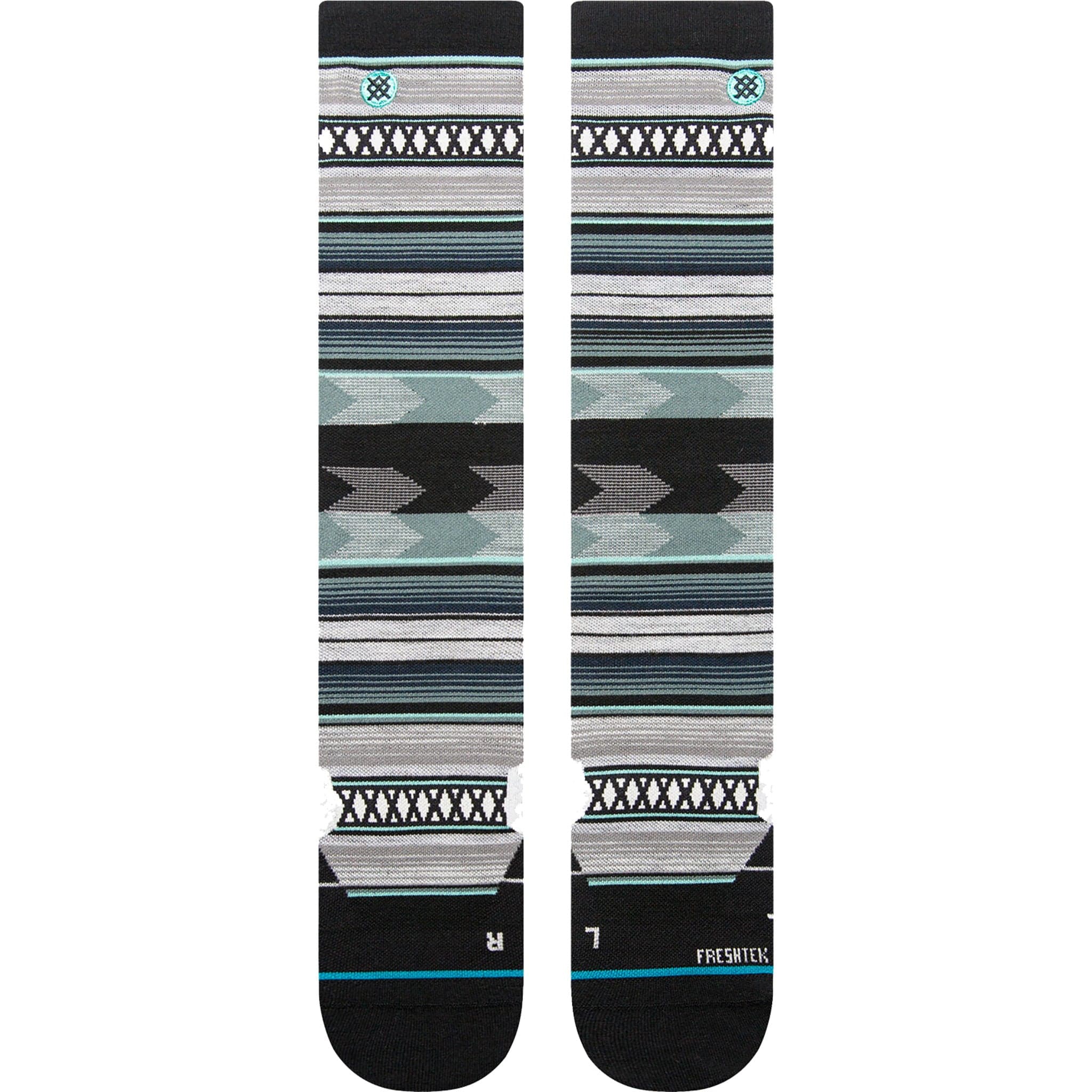 Stance Baron Snowboard Socks Teal Snowboard Socks