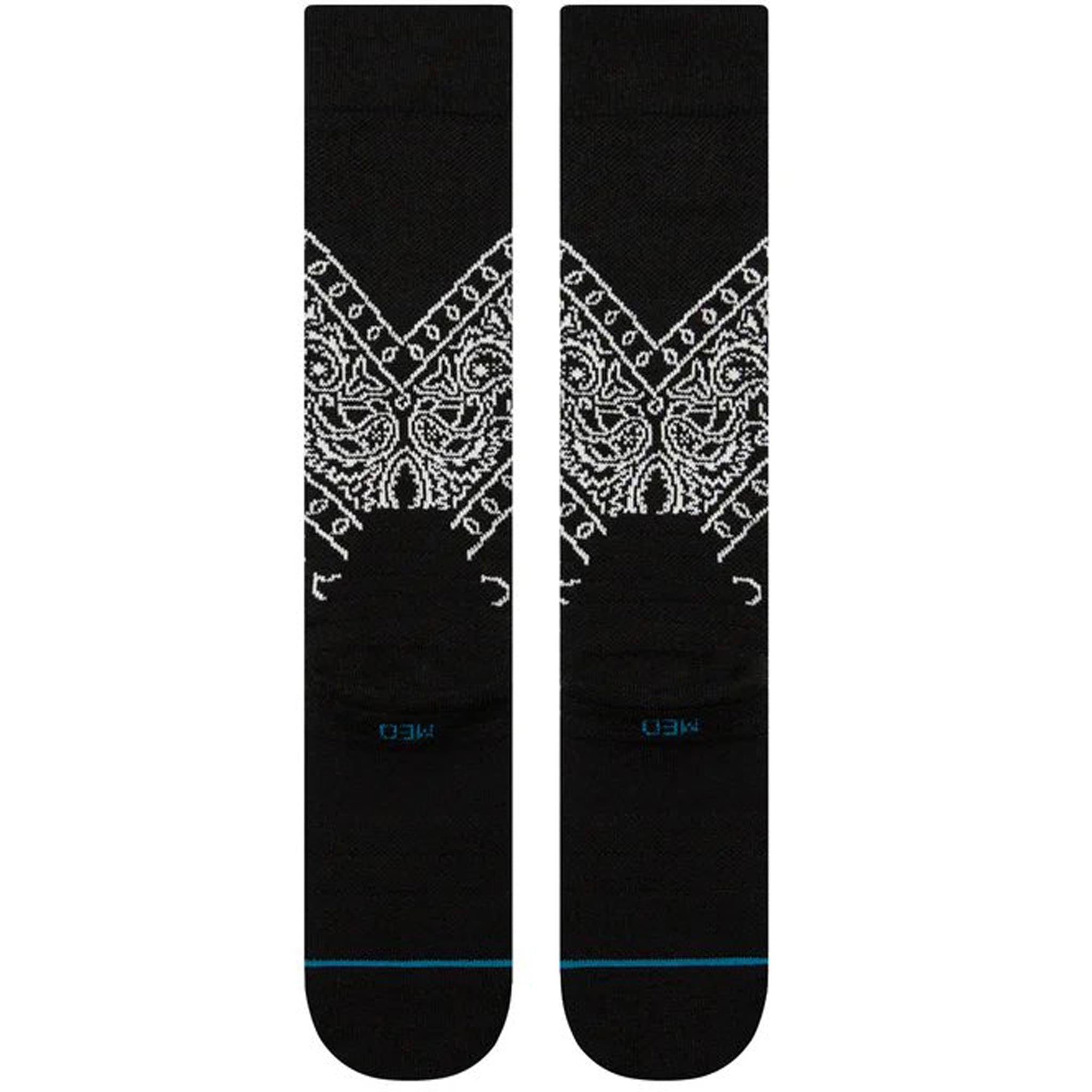 Stance Barrio Wool OTC Snowboard Sock Black Snowboard Socks