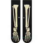 Stance Bones 3 Crew Socks Black Socks