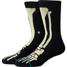 Stance Bones 3 Crew Socks Black Socks