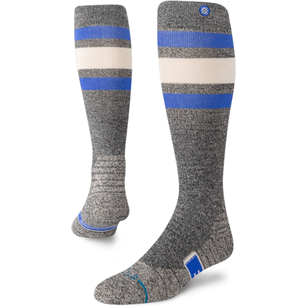 Stance Boyd Mid Blue Wool OTC Snow Socks Snowboard Socks