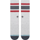 Stance Boyd Pop Stitch Crew Socks Heather Grey Socks