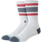 Stance Boyd Pop Stitch Crew Socks Heather Grey Socks