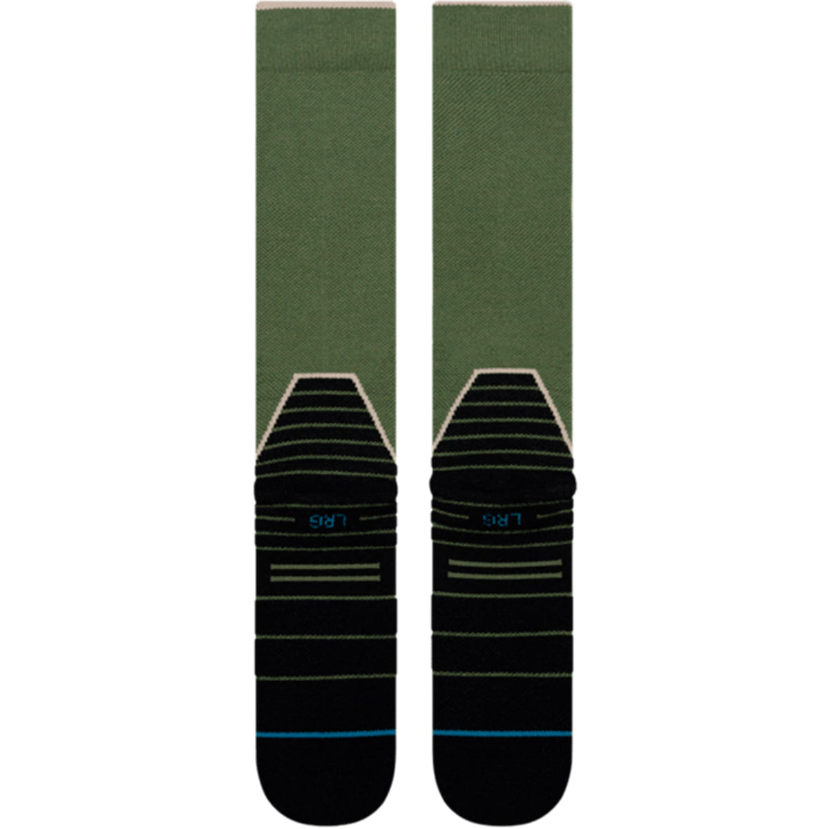 Stance Contrast Mid Green Wool OTC Snow Socks Snowboard Socks