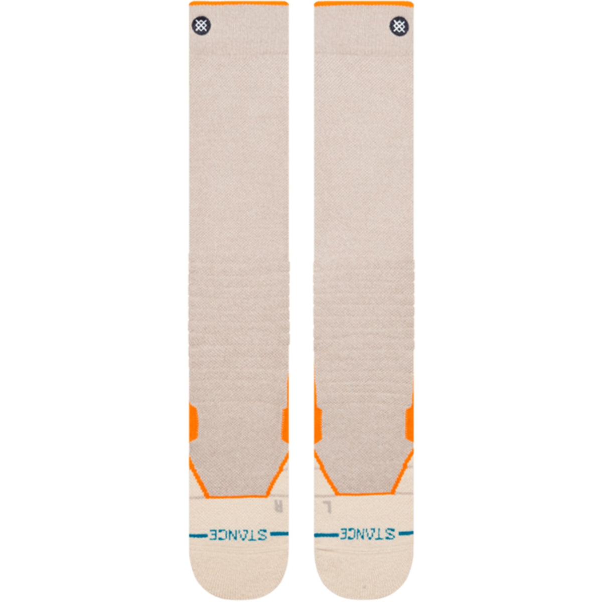 Stance Contrast Mid String Grey Wool OTC Snow Socks Snowboard Socks