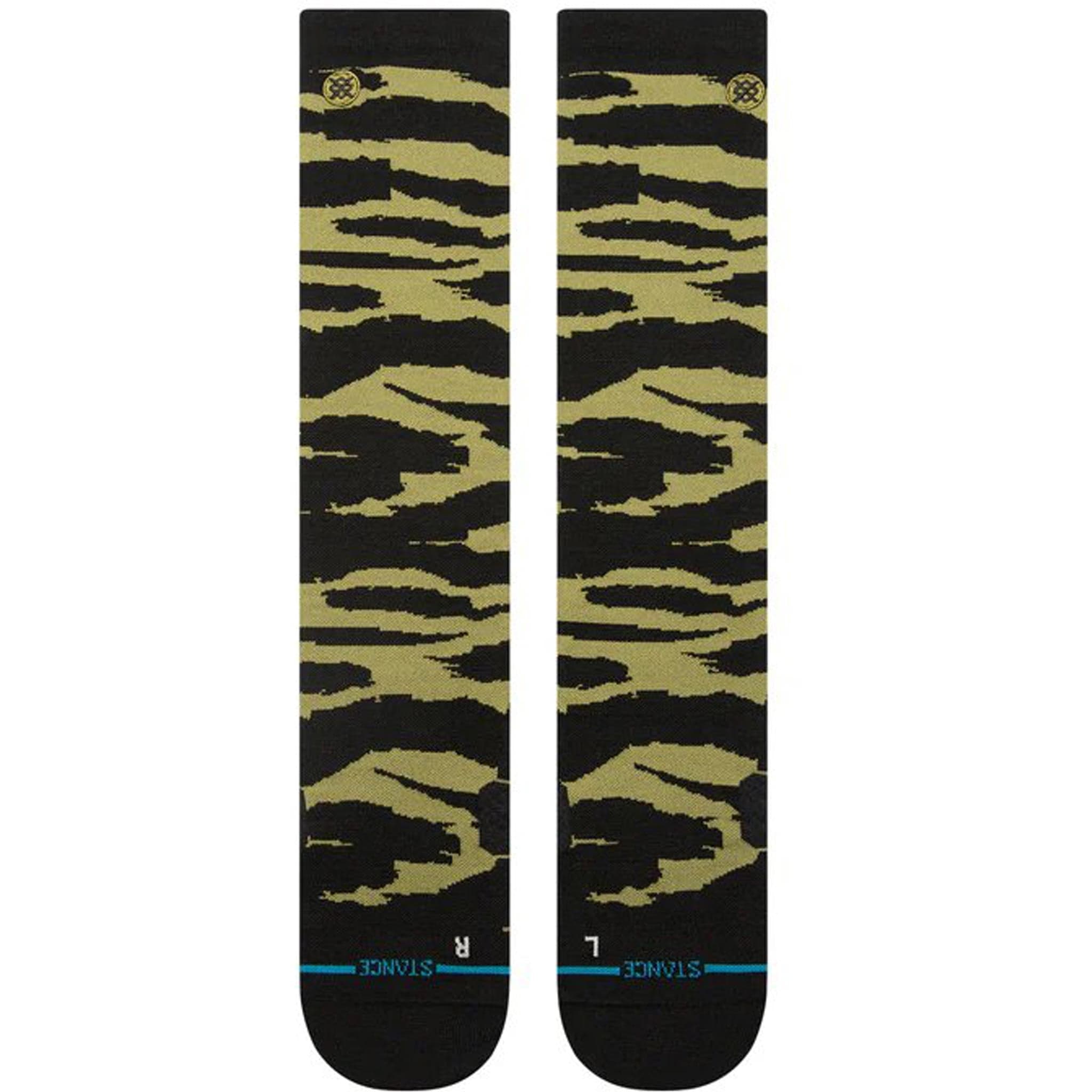 Stance Creeky Meadow Wool OTC Snowboard Sock Black Snowboard Socks