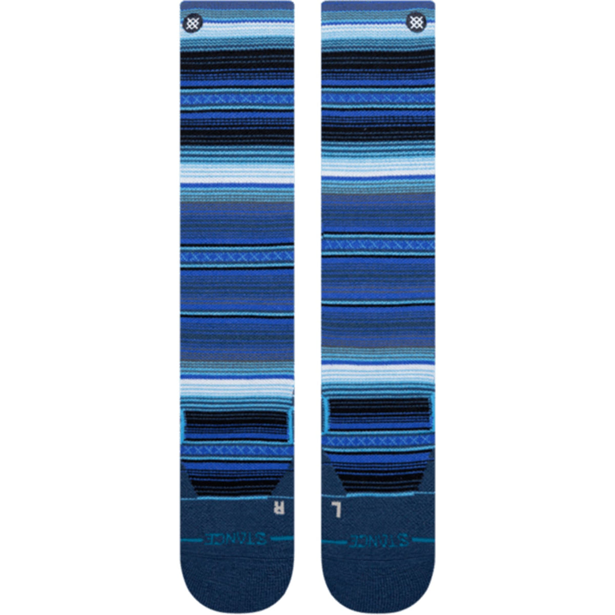 Stance Curren Mid Blue Wool OTC Snow Socks Snowboard Socks