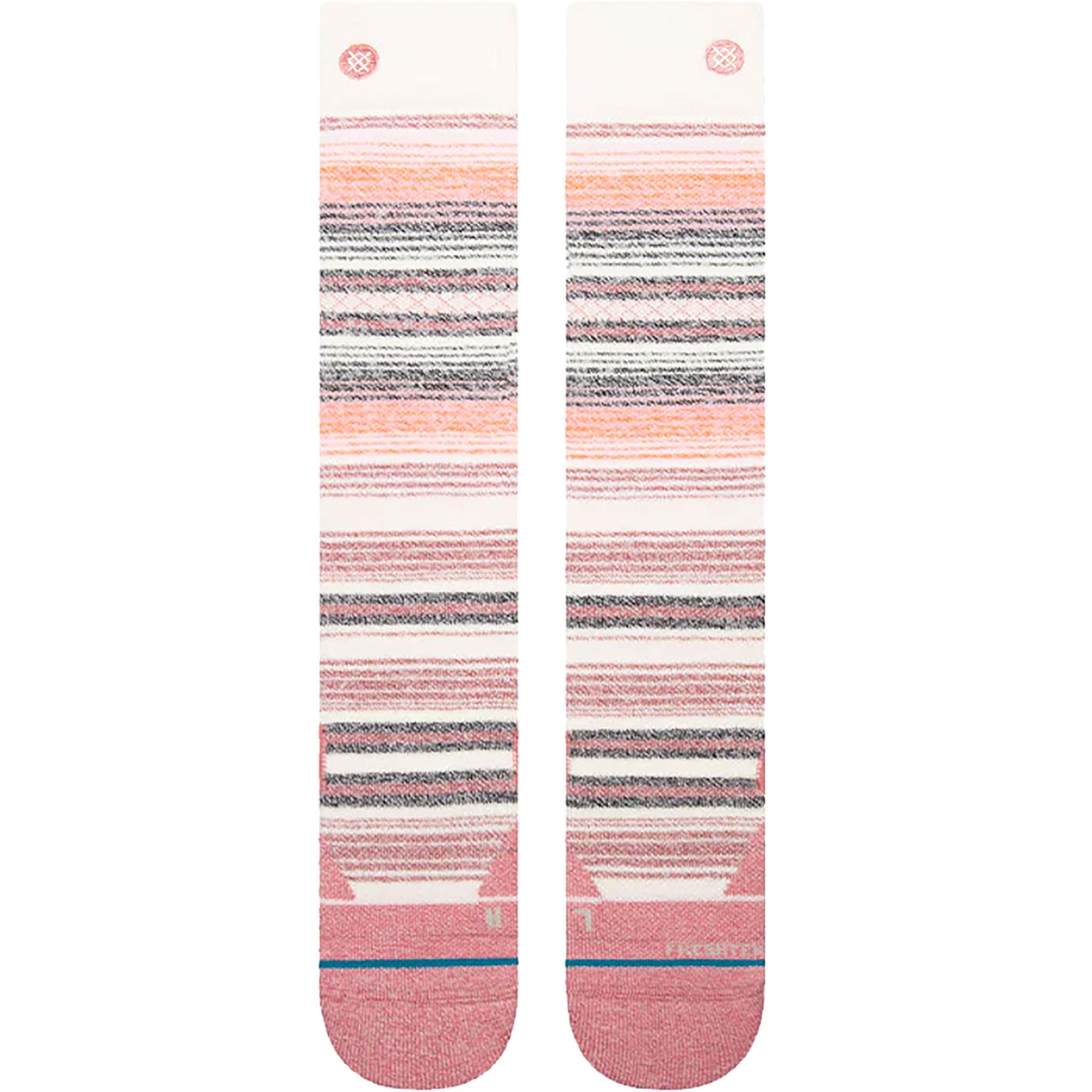 Stance Curren Snowboard Socks Dusty Rose Snowboard Socks