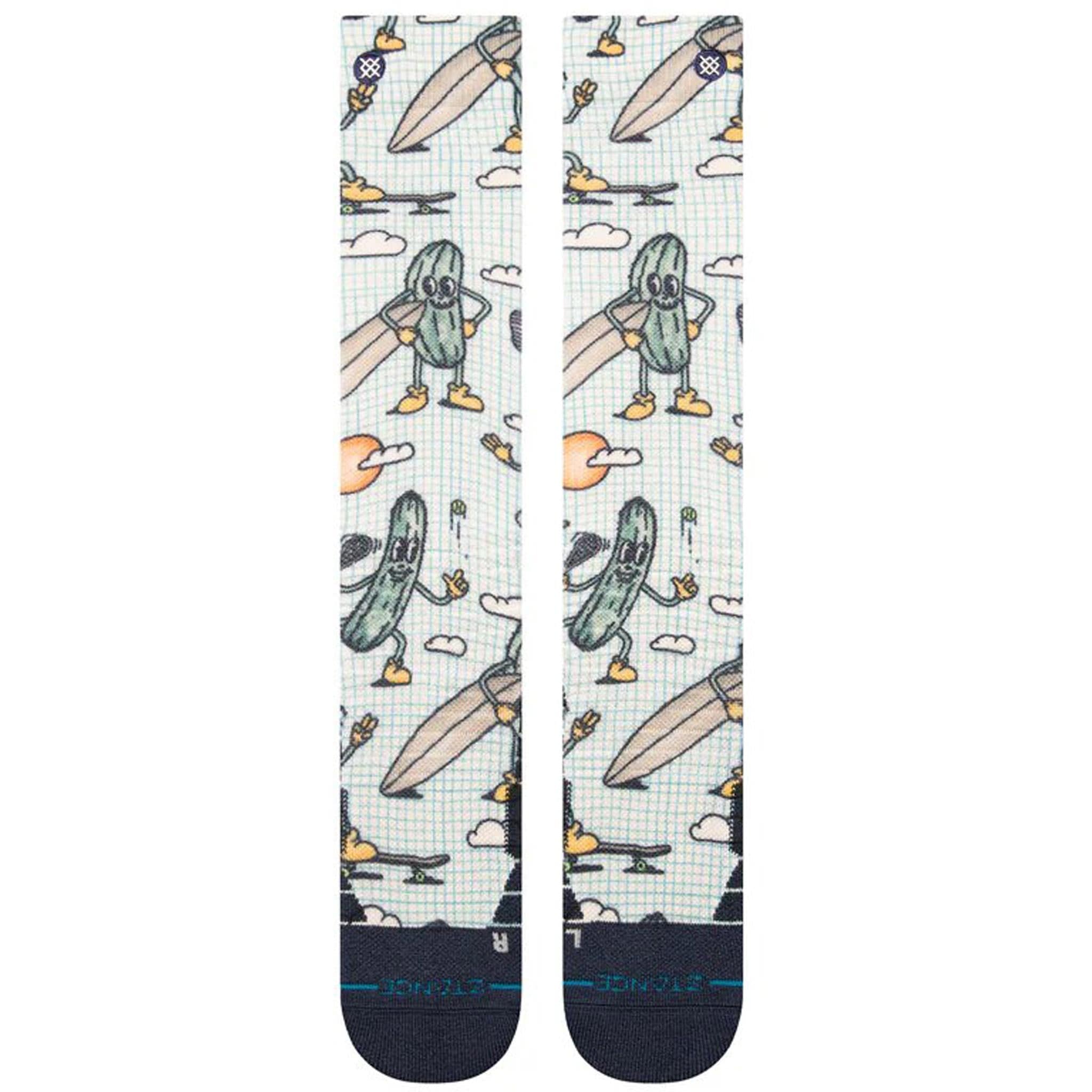 Stance Feeling Pickled OTC Snowboard Sock Multi Snowboard Socks