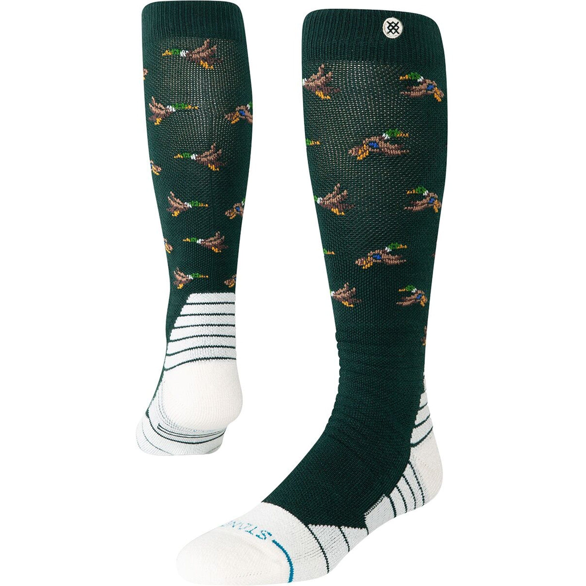 Stance Huntin Mid Snow Socks Pine Snowboard Socks