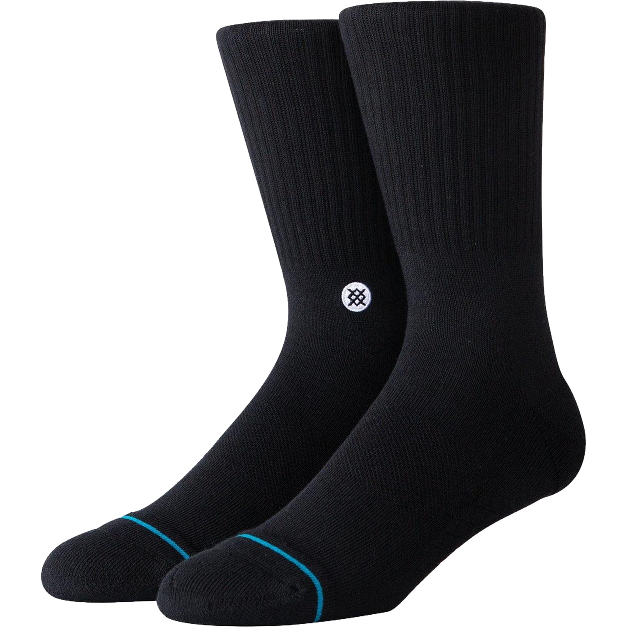 Stance Icon Crew Sock 3 Pack Black Socks