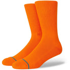 Stance Icon Crew Sock Orange Socks