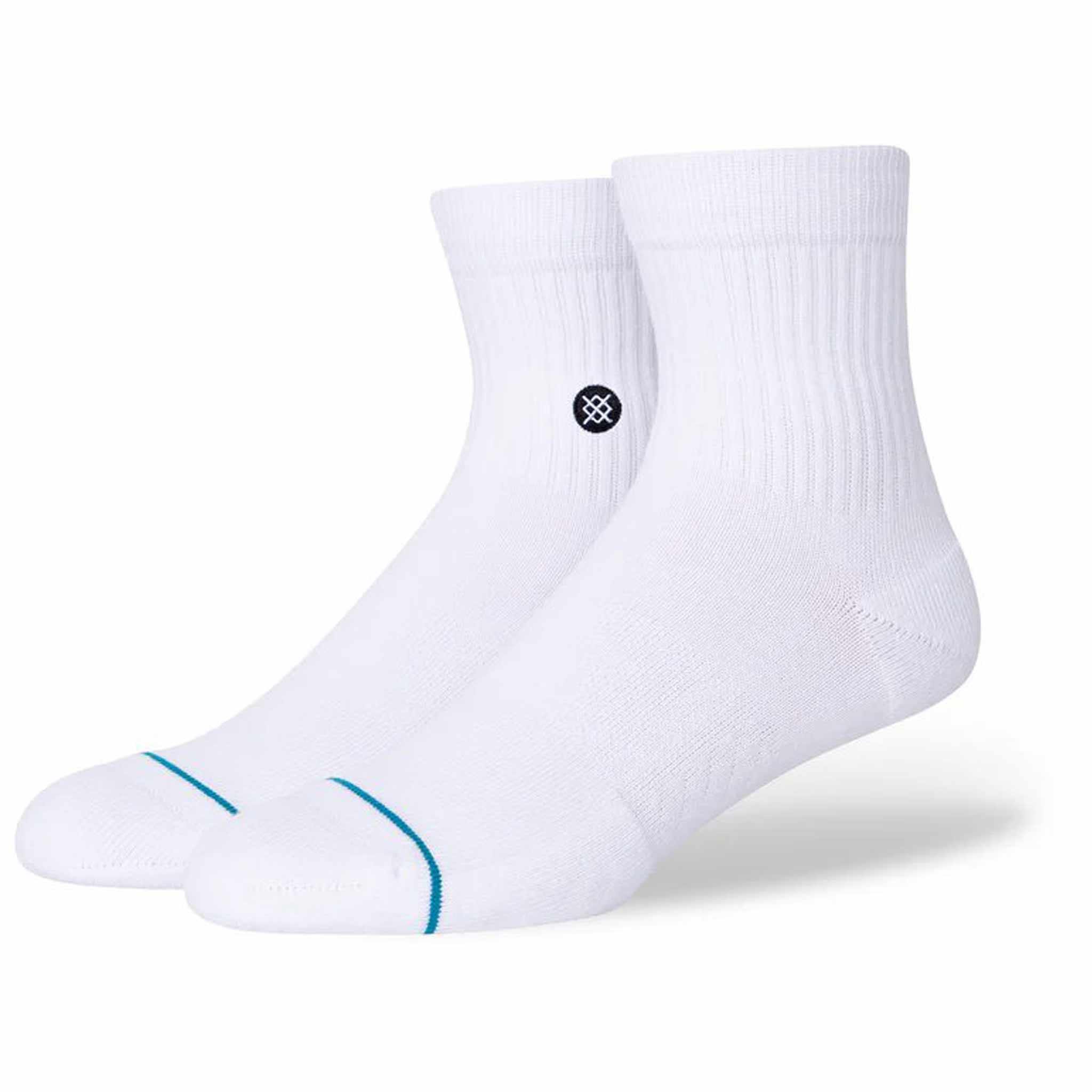 Stance Icon Quarter 3 Pack White Socks