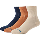 Stance Icon Quarter Socks 3 Pack Mango Socks