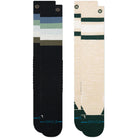 Stance Maliboo Mid Snow Socks 2 Pack Multi Snowboard Socks
