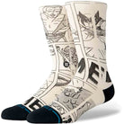 Stance Marvel Good Vs Bad Crew Black White Socks