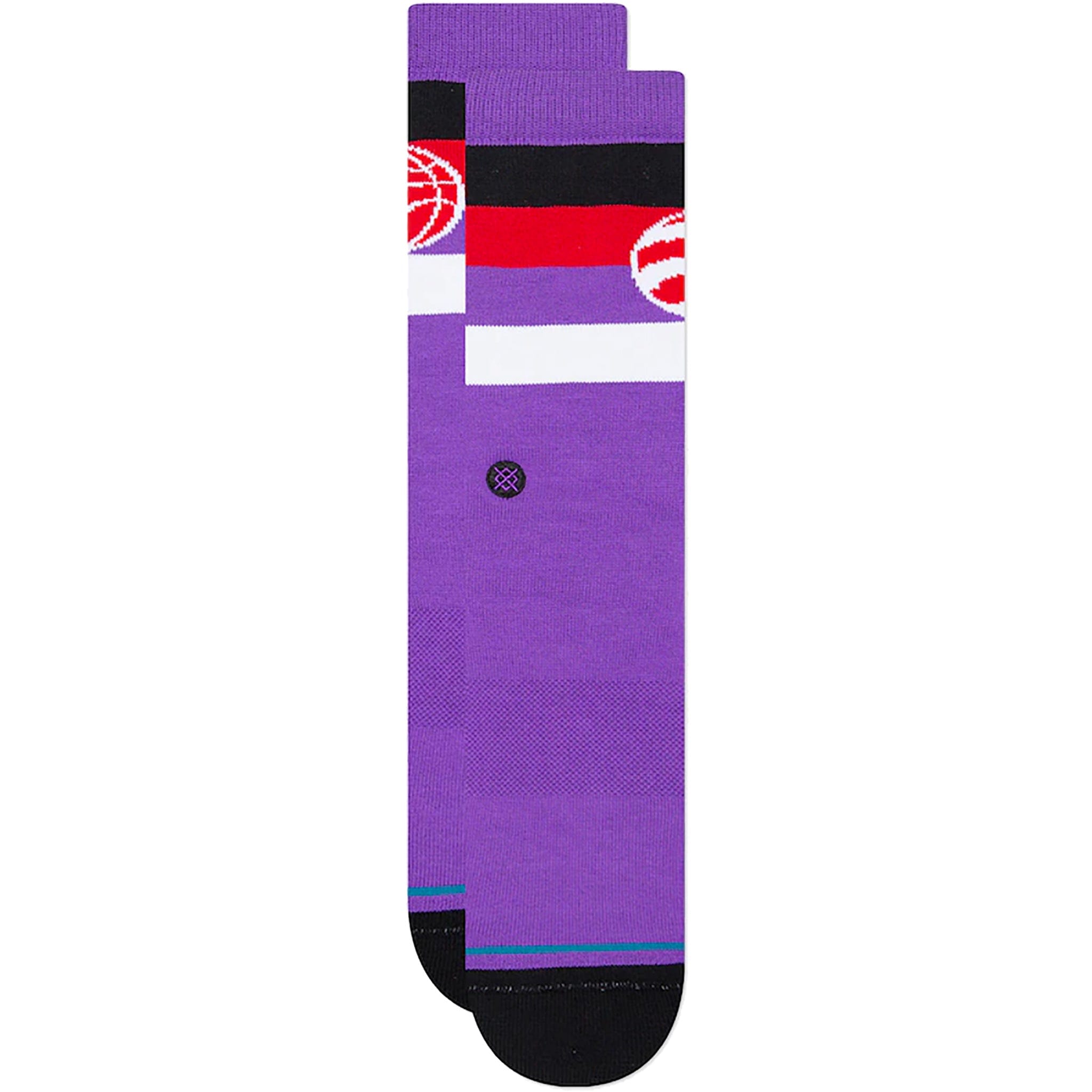 Stance NBA Raptors ST Crew Sock Purple Socks