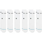 Stance Origin Crew Socks 6 Pack White Socks