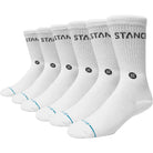 Stance Origin Crew Socks 6 Pack White Socks