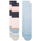 Stance Powdered OTC Snowboard Sock 2pk Pinkfade Snowboard Socks