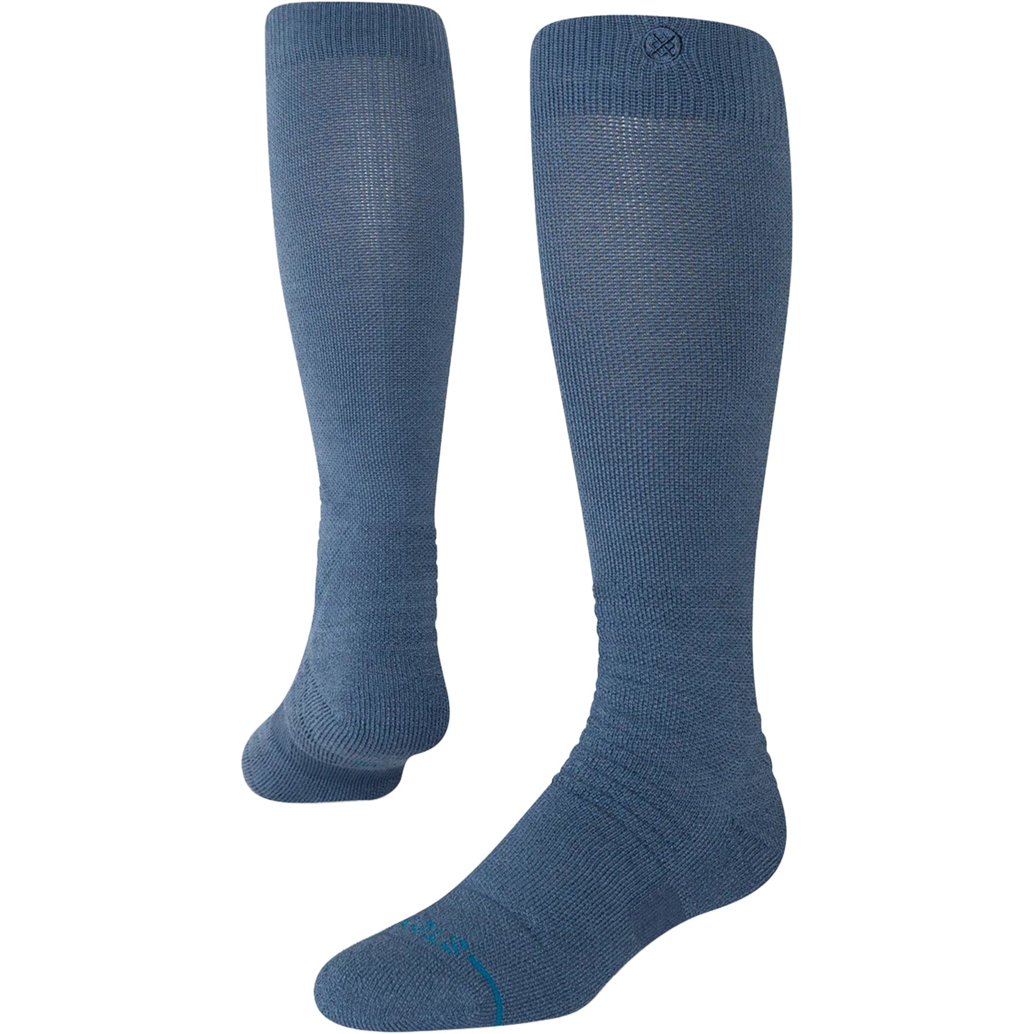 Stance Solid Mid Snow Socks Sea Blue Snowboard Socks