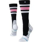 Stance Women's Boyd Mid Black Wool OTC Snow Socks Snowboard Socks