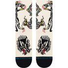 Stance X Bert Krak Battle Crew Socks Cream Socks