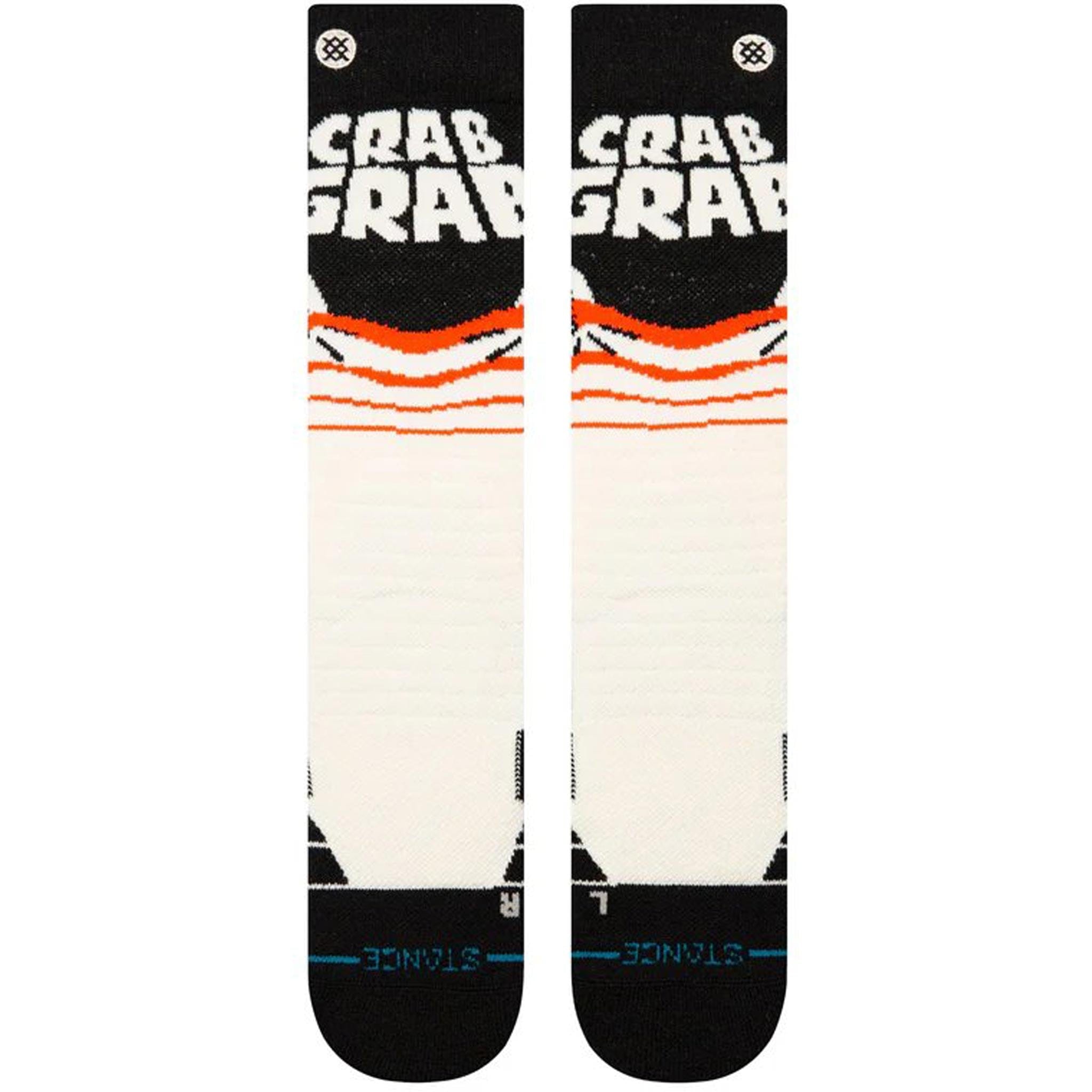 Stance X Crab Grab OTC Snowboard Sock Cream Snowboard Socks