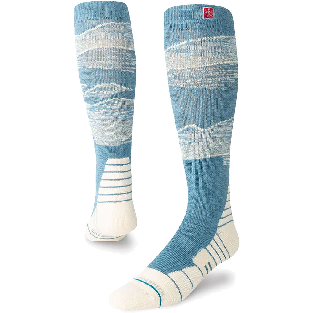 Stance X Jimmy Chin Everest Snowboard Socks Blue Snowboard Socks