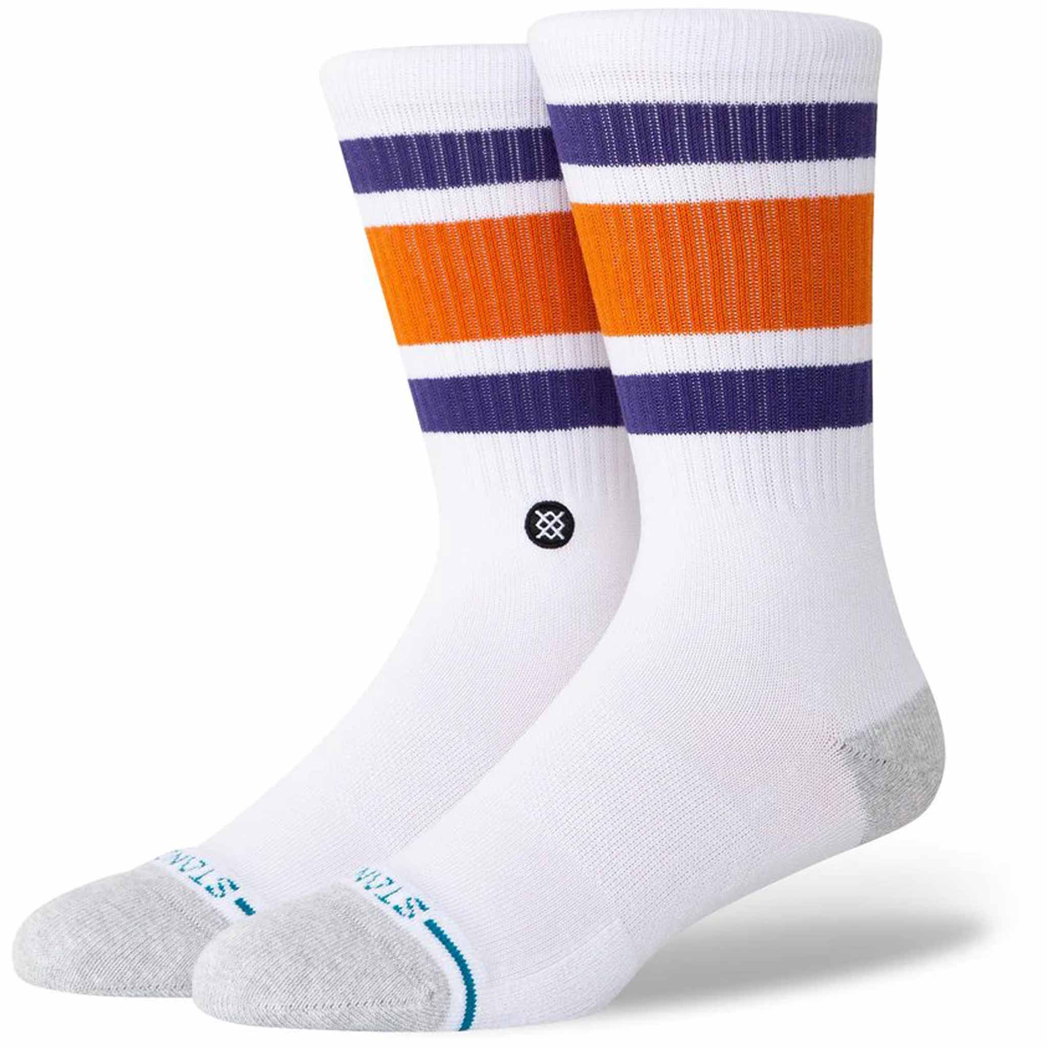 Stance X NBA Tube Crew Sock White Phoenix Suns Socks