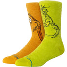 Stance X The Grinch Crew Socks Grinch & Max Socks