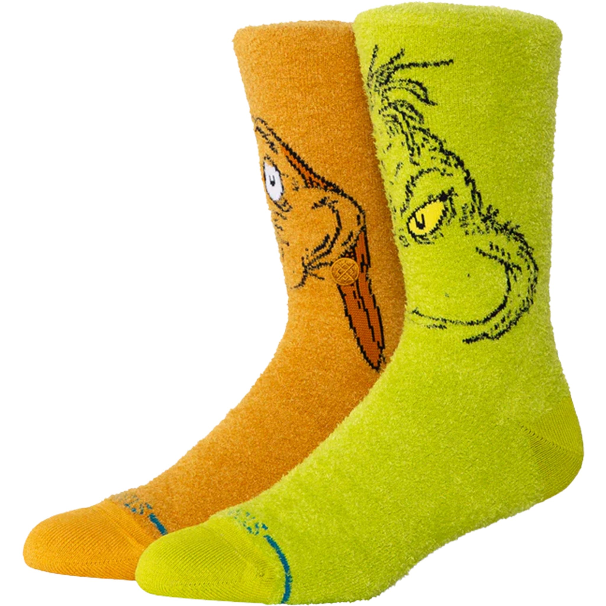 Stance X The Grinch Crew Socks Grinch & Max Socks