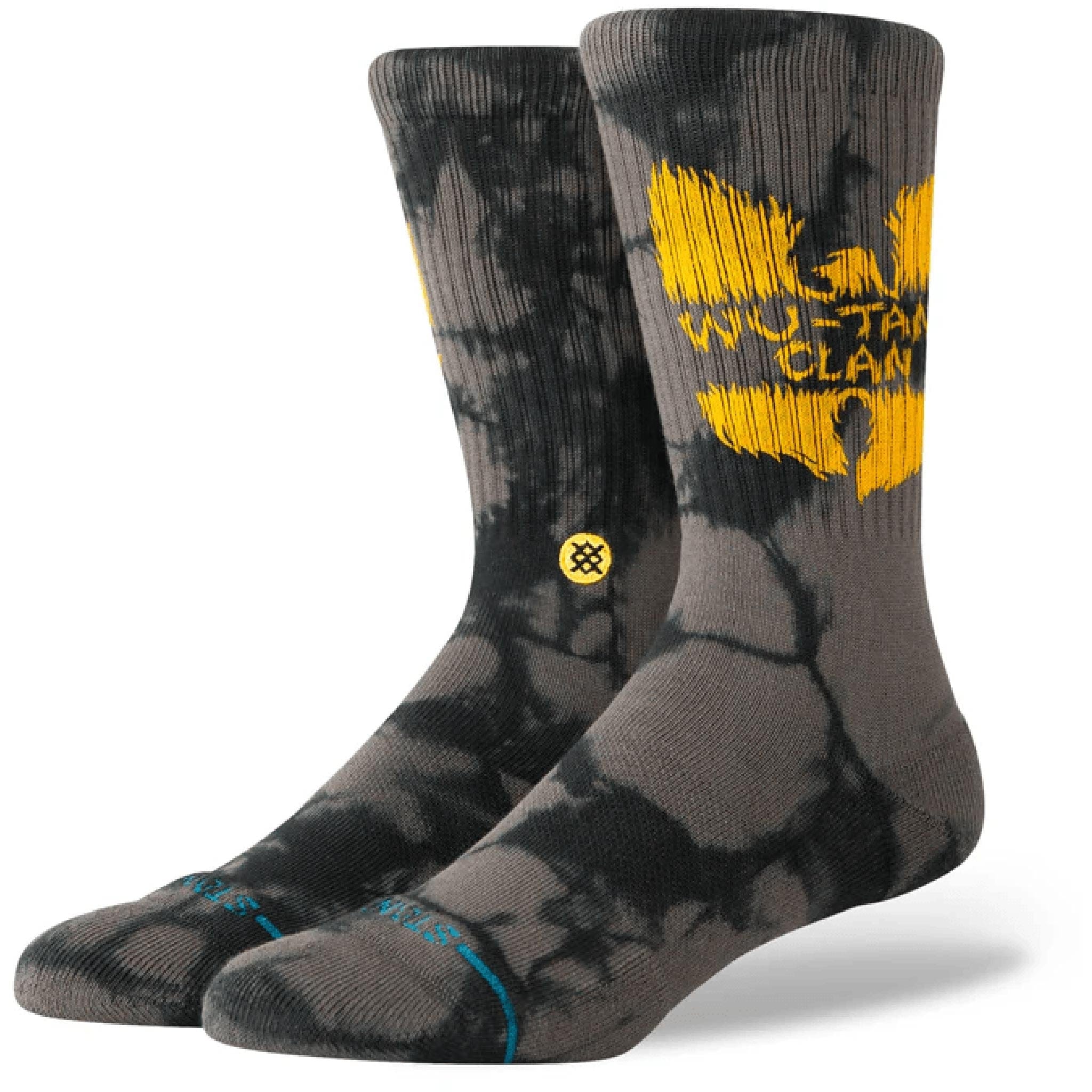 Stance X Wu Tang Shaolin Slums Crew Sock Black Socks