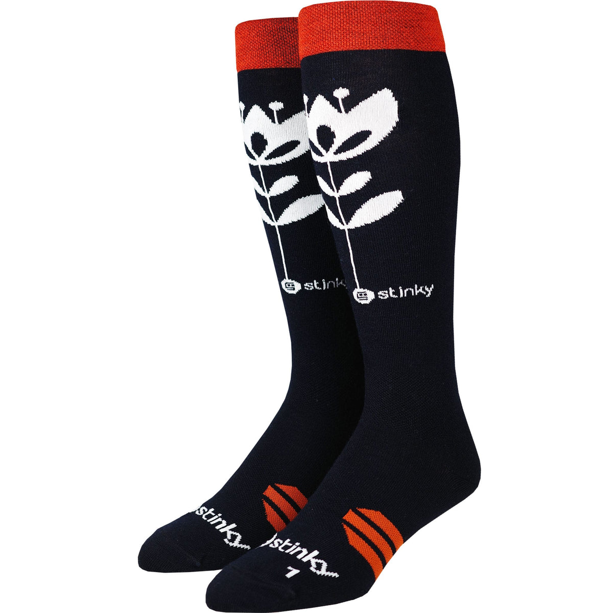 Stinky Merino Wool Socks Twilight Navy Snowboard Socks